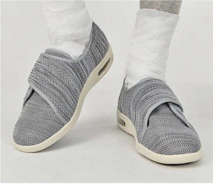 Zapatos anchos para diabéticos de talla grande para pies hinchados (unisex)