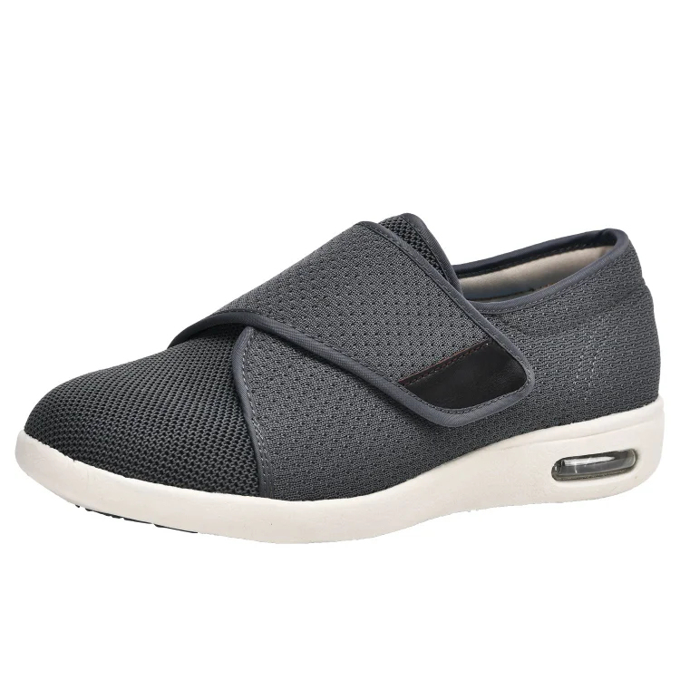 Zapatos anchos para diabéticos de talla grande para pies hinchados (un