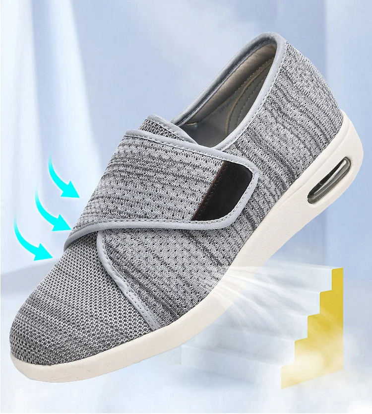 Zapatos anchos para diabéticos de talla grande para pies hinchados (unisex)