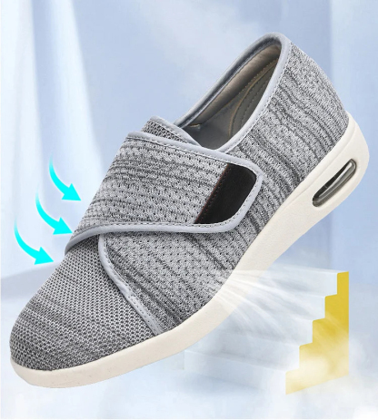 Zapatos anchos para diabéticos de talla grande para pies hinchados (unisex)