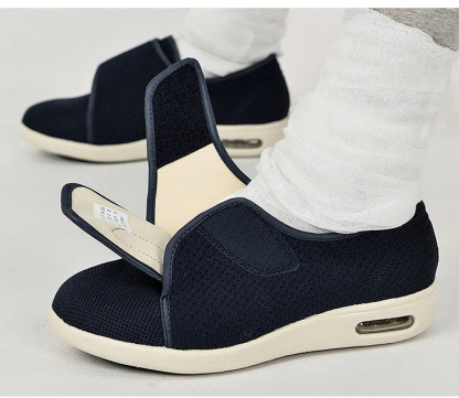 Zapatos anchos para diabéticos de talla grande para pies hinchados (unisex)