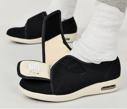 Zapatos anchos para diabéticos de talla grande para pies hinchados (unisex)
