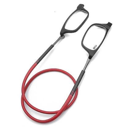 Gafas de lectura de alta calidad con absorción magnética TR, para colgar en el cuello, gafas de lectura divertidas