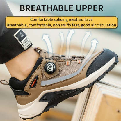 Zapatos de trabajo con tiras reflectantes
