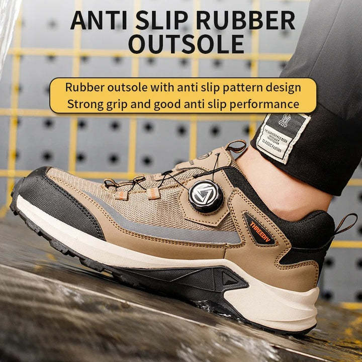 Zapatos de trabajo con tiras reflectantes