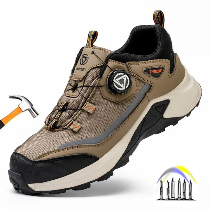 Zapatos de trabajo con tiras reflectantes