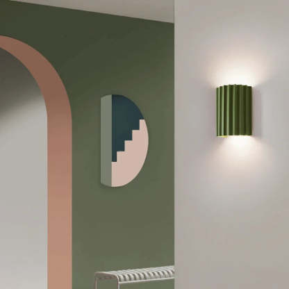 Lámpara de pared moderna de resina
