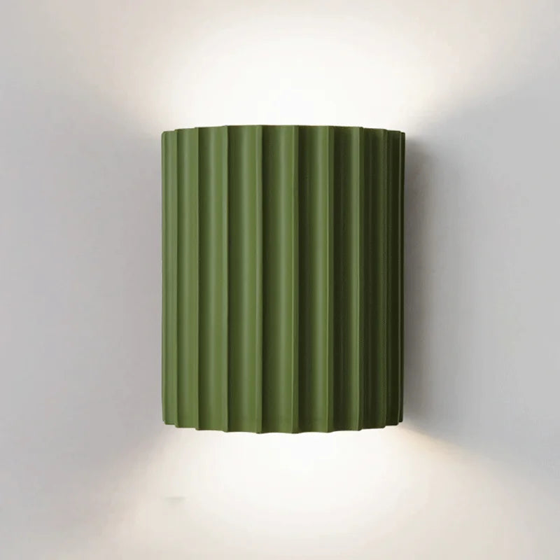 Lámpara de pared moderna de resina