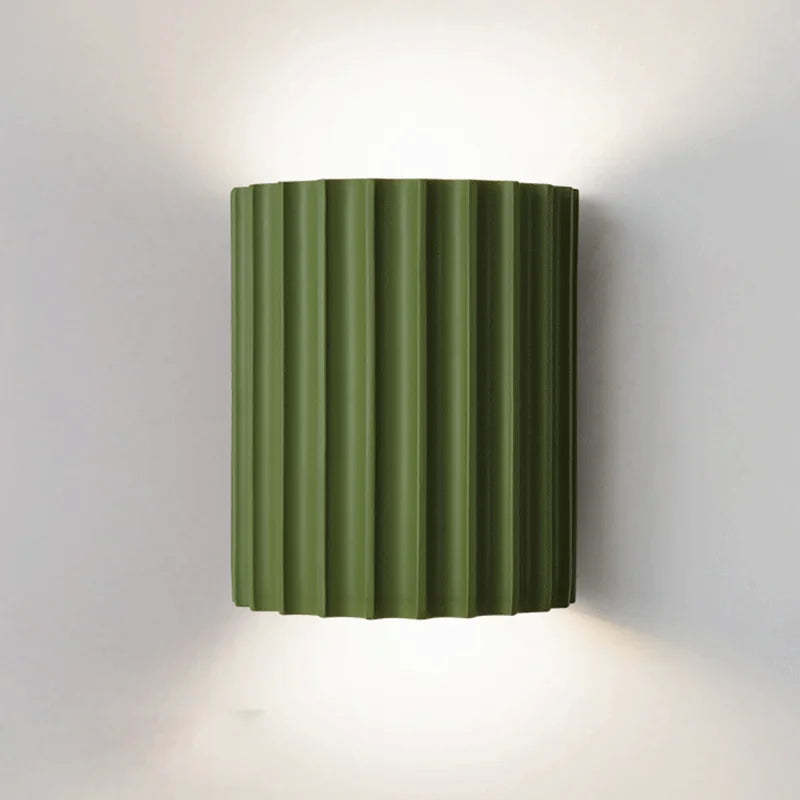 Lámpara de pared moderna de resina