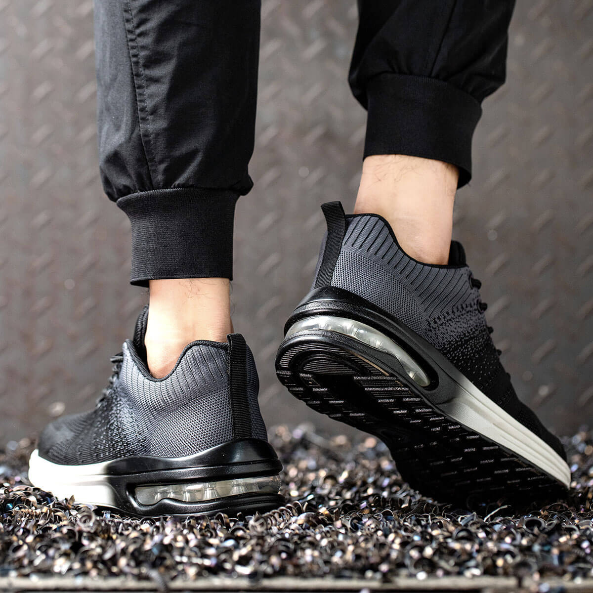 Zapatos de seguridad con puntera de acero y zapatillas de trabajo (unisex)