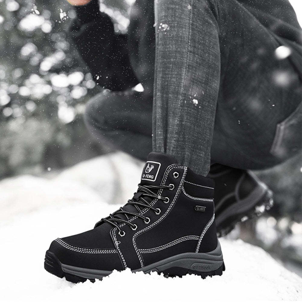 Botas de nieve para hombre, calzado para exteriores