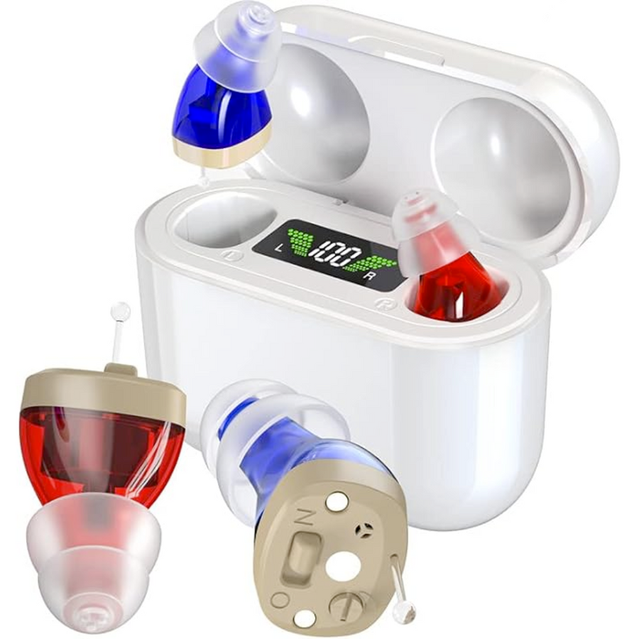 Audífono recargable | Invisible y cómodo | Disfrute de una calidad de sonido superior