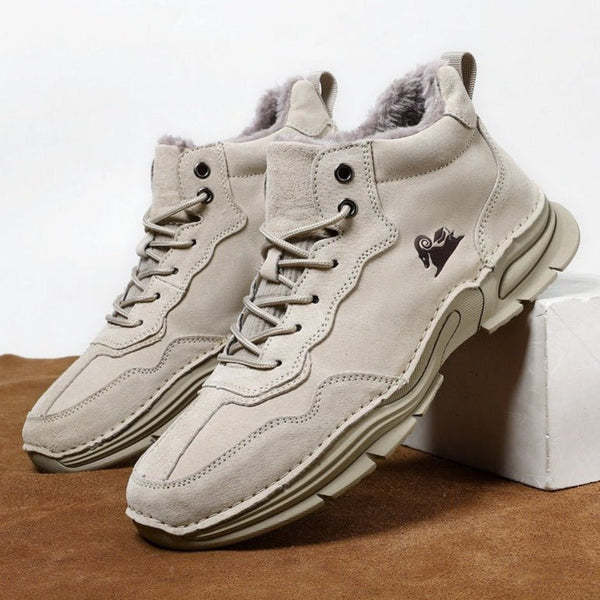 Zapatos descalzos cálidos y de caña alta para hombre