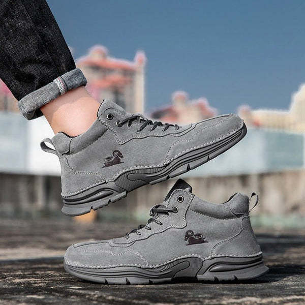 Zapatos descalzos cálidos y de caña alta para hombre