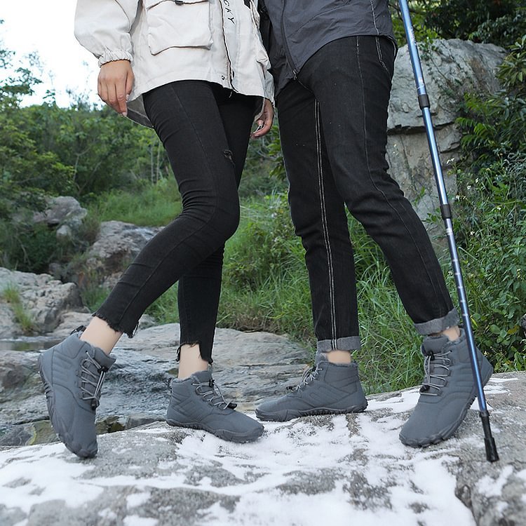 Zapatos descalzos impermeables y antideslizantes de invierno