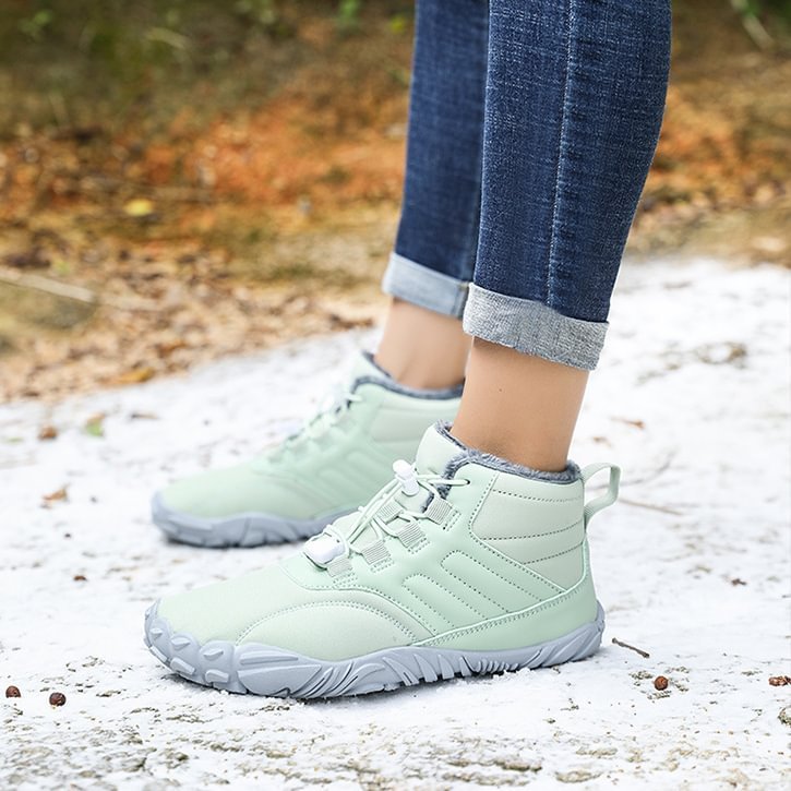 Zapatos descalzos impermeables y antideslizantes de invierno