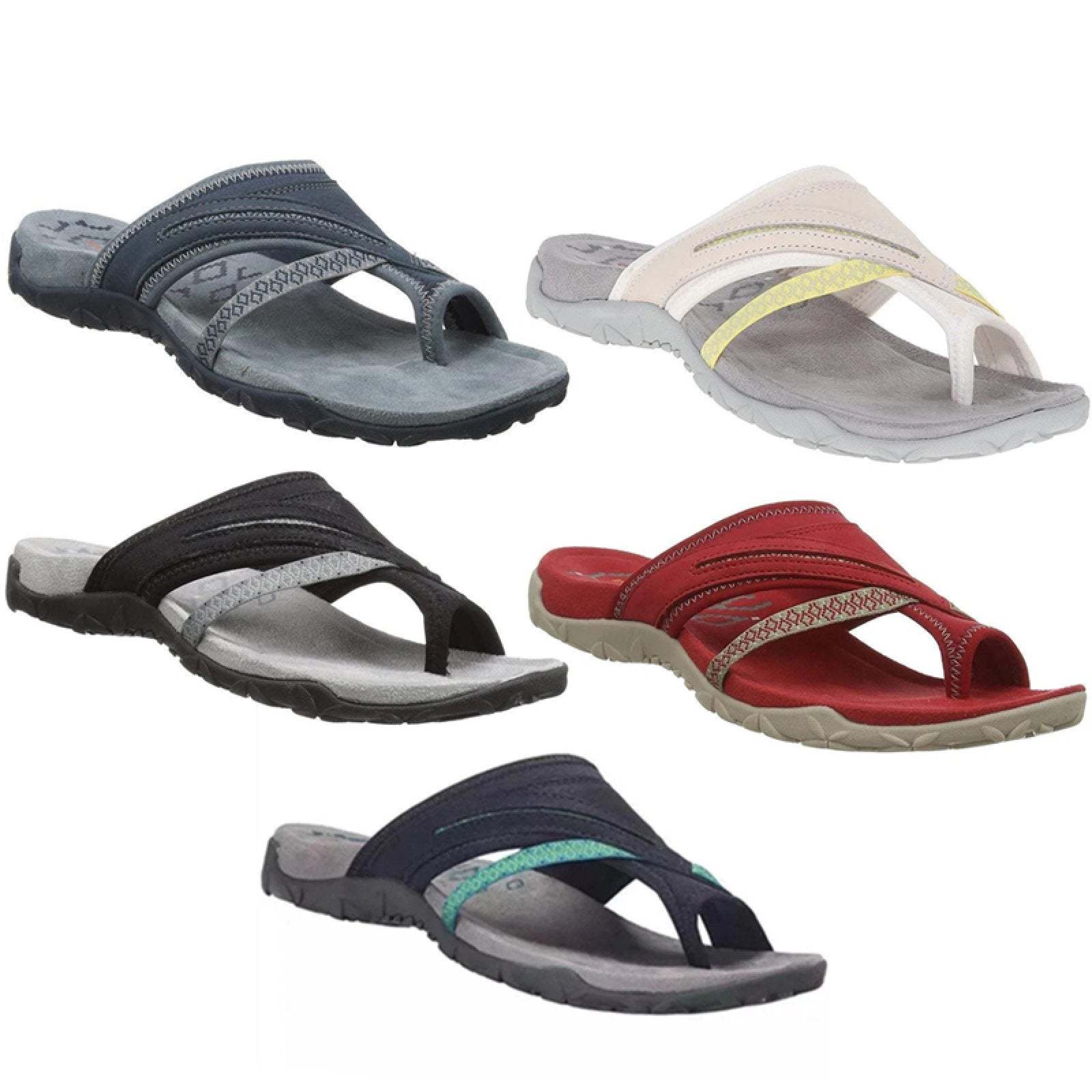 Chanclas anchas para mujer para juanetes