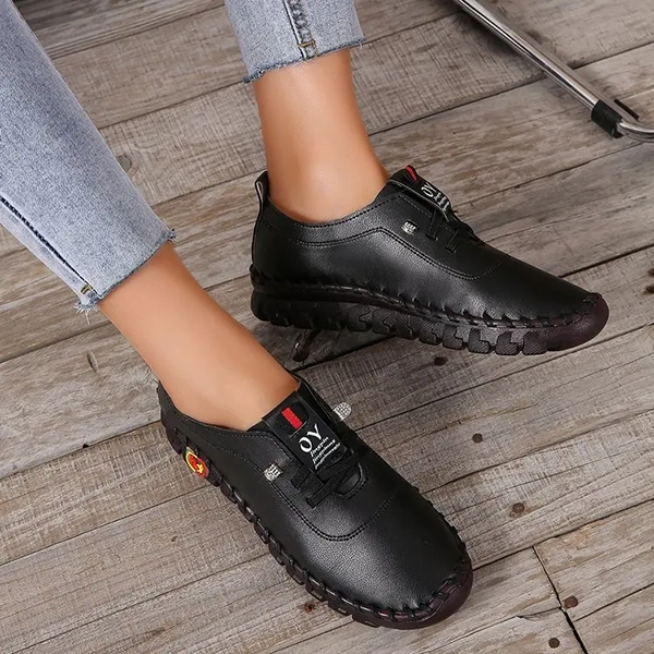Zapatillas planas de mujer, calzado ortopédicos