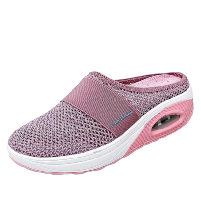 Zapatillas sin cordones con cámara de aire para diabéticos