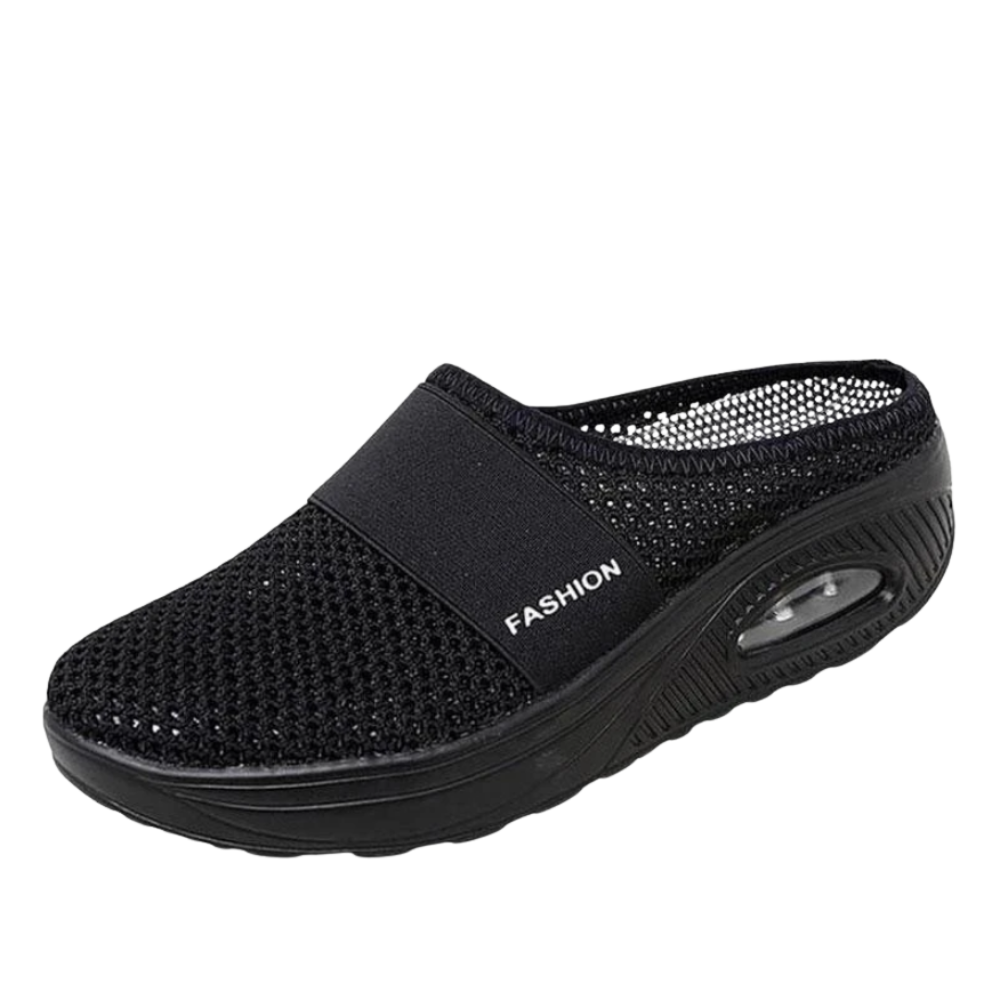 Zapatillas sin cordones con cámara de aire para diabéticos