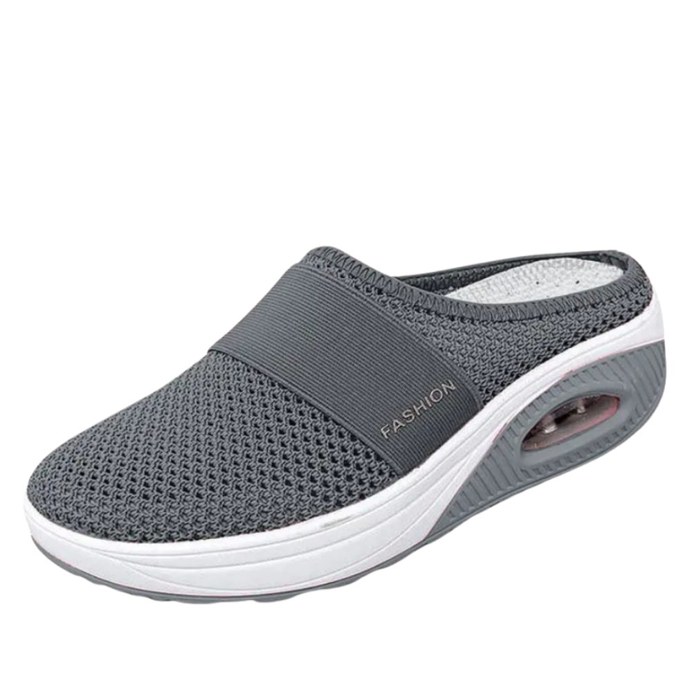 Zapatillas sin cordones con cámara de aire para diabéticos