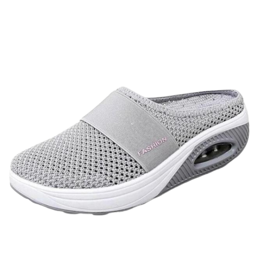 Zapatillas sin cordones con cámara de aire para diabéticos