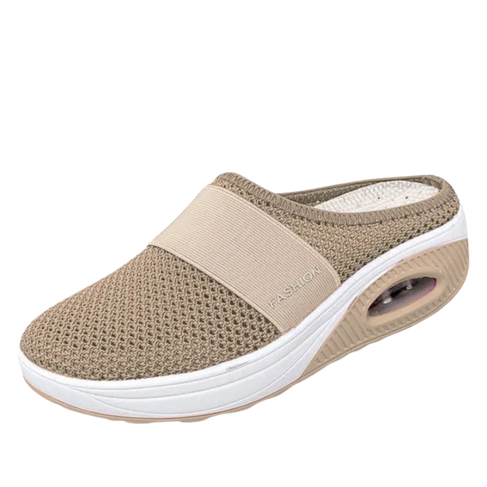 Zapatillas sin cordones con cámara de aire para diabéticos