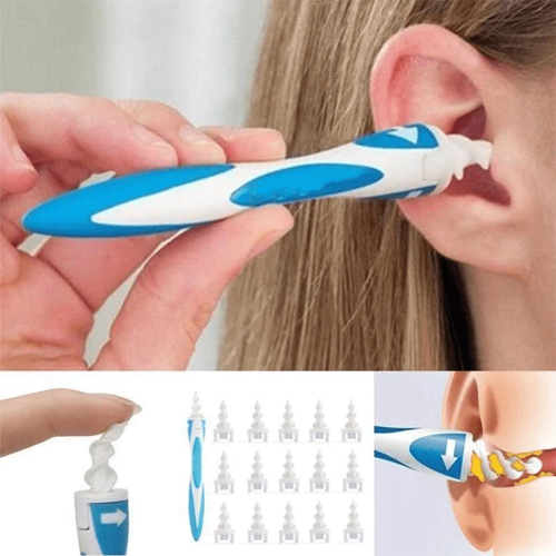 Limpiador de cerumen en espiral 