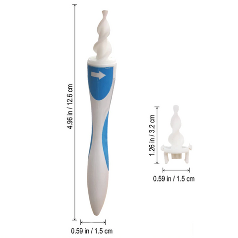 Limpiador de cerumen en espiral 
