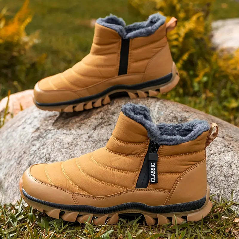 Botas de nieve de invierno para hombre con forro polar