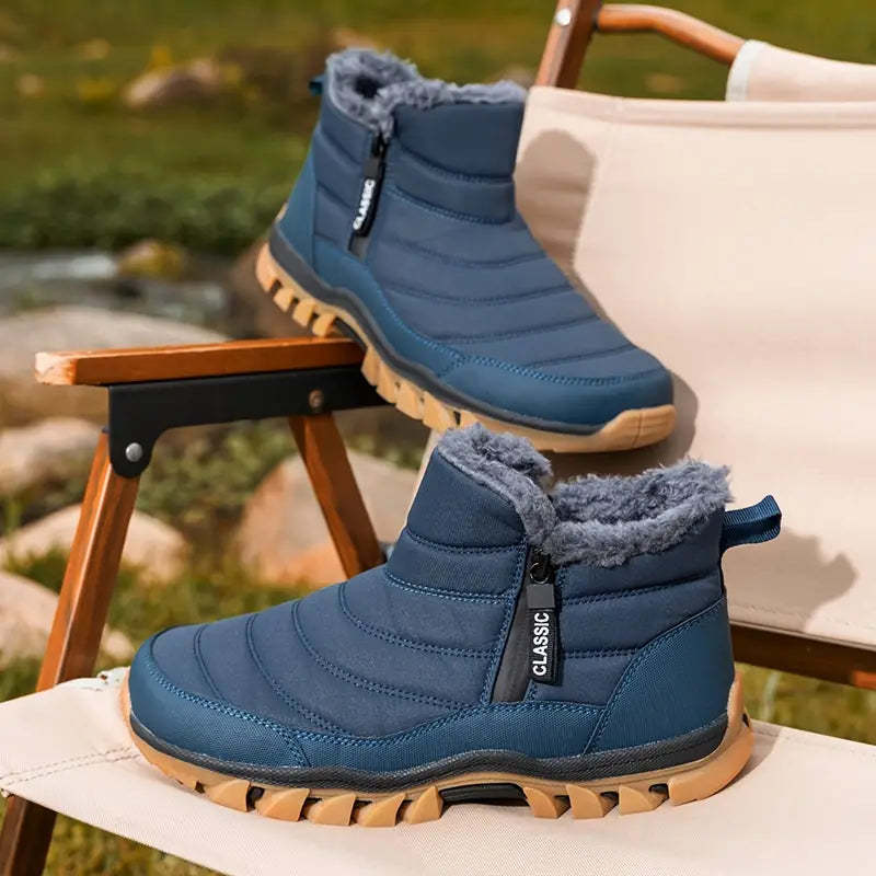 Botas de nieve de invierno para hombre con forro polar
