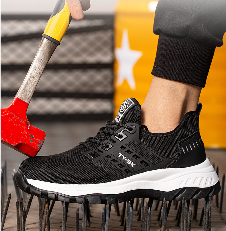Zapatos de Trabajo Livianos Zapatillas de Seguridad Transpirables