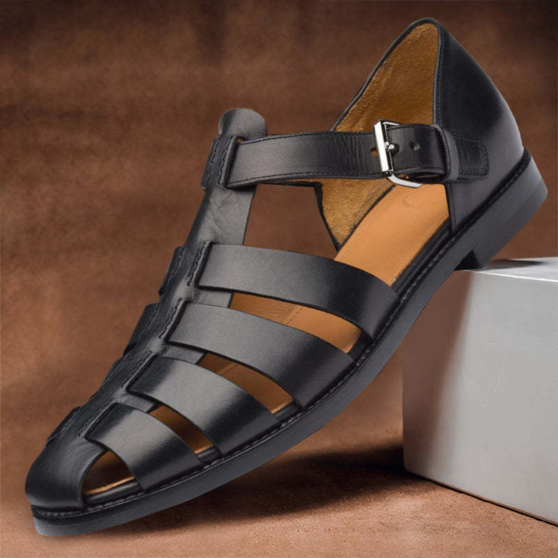 Sandalias de cuero premium para hombre