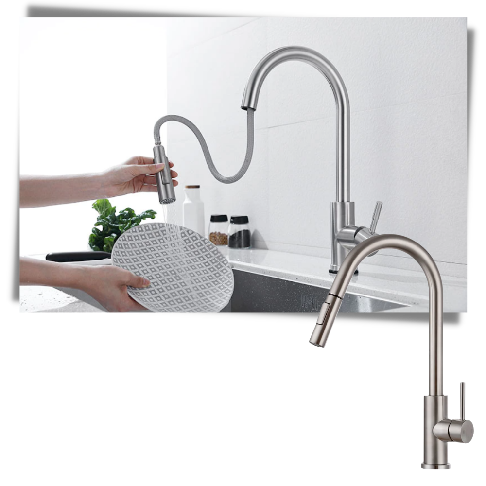 Grifo de cocina flexible con sensor - Boquilla de manguera flexible - Ozerty
