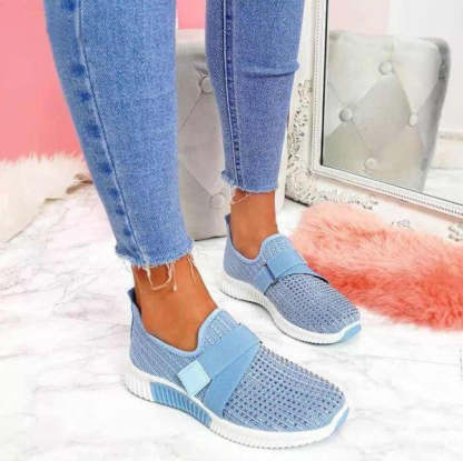 Zapatillas ligeras con velcro para mujer