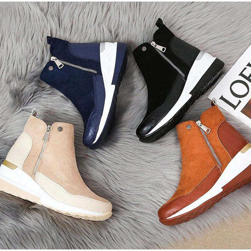 Cómodos botines de mujer impermeables
