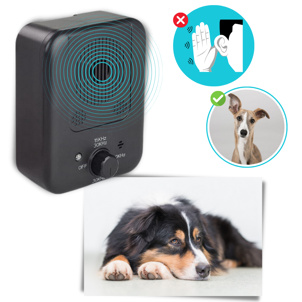 Disuasor ultrasónico de ladridos para perros

 - Tecnología avanzada

 - Ozerty