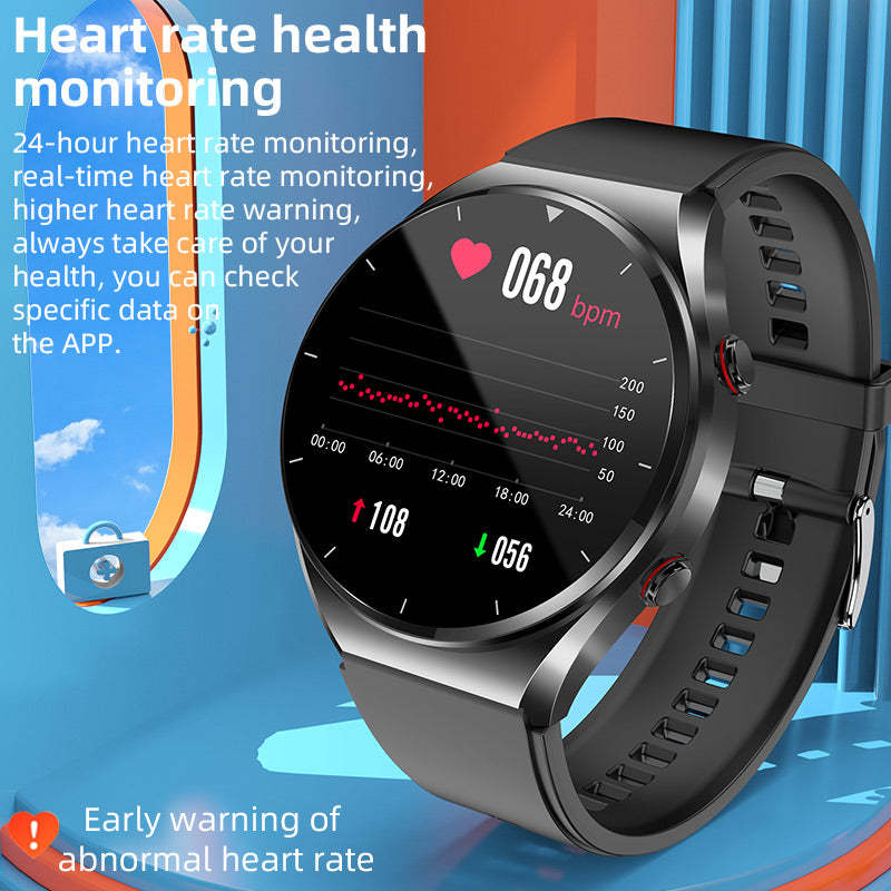 Nivel de azúcar en sangre con un solo clic|Glucosa en Sangre Presión Arterial ECG|ECG HRV Monitor de Frecuencia Cardíaca Reloj Inteligente de Salud