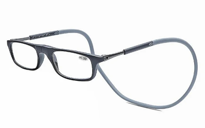 Gafas de lectura de alta calidad con absorción magnética TR, para colgar en el cuello, gafas de lectura divertidas
