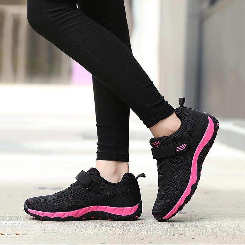 Zapatos ortopédicos acolchados para caminar para mujer