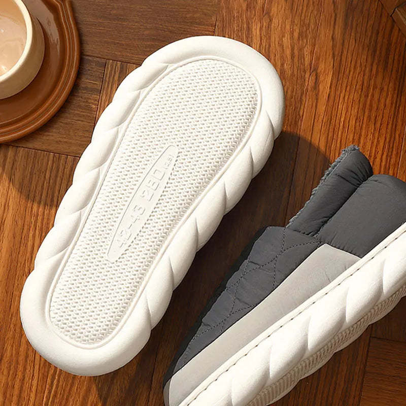 Pantuflas: cómodas pantuflas de invierno para interiores para ella