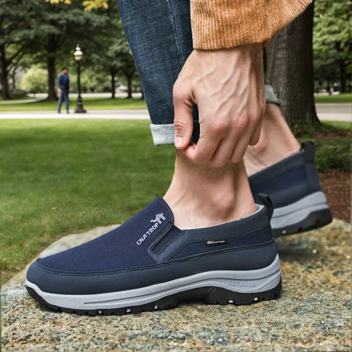 Zapatillas de deporte ortopédicas transpirables y ligeras para hombres