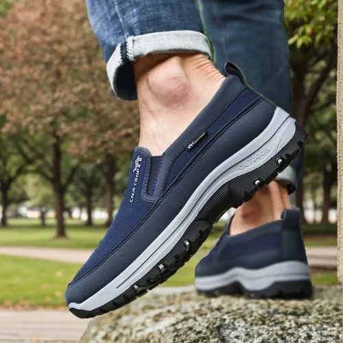 Zapatillas de deporte ortopédicas transpirables y ligeras para hombres