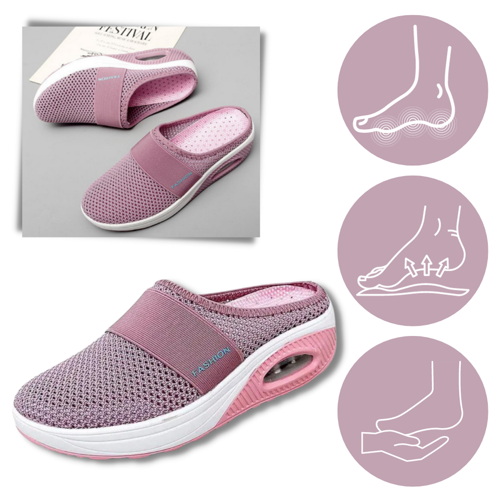 Zapatillas sin cordones con cámara de aire para diabéticos
 - Ventajas ortopédicas

 - Ozerty