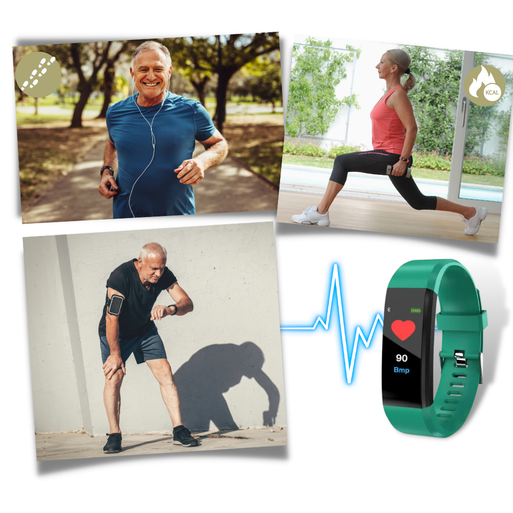 Reloj inteligente para personas mayores: seguimiento completo de la salud y el estado físico - Ozerty