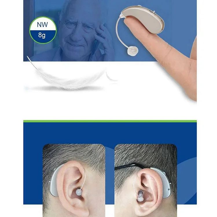 Audífono digital recargable para pérdida auditiva severa Audífonos invisibles de alta potencia