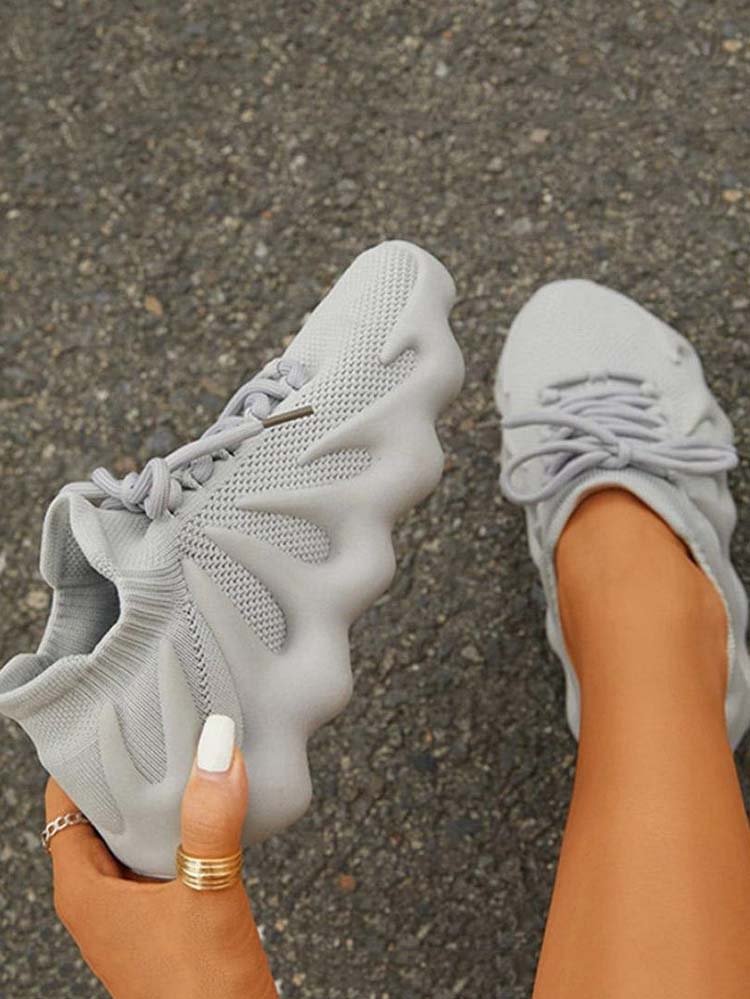 Zapatillas deportivas transpirables con cordones y soporte de arco CSP