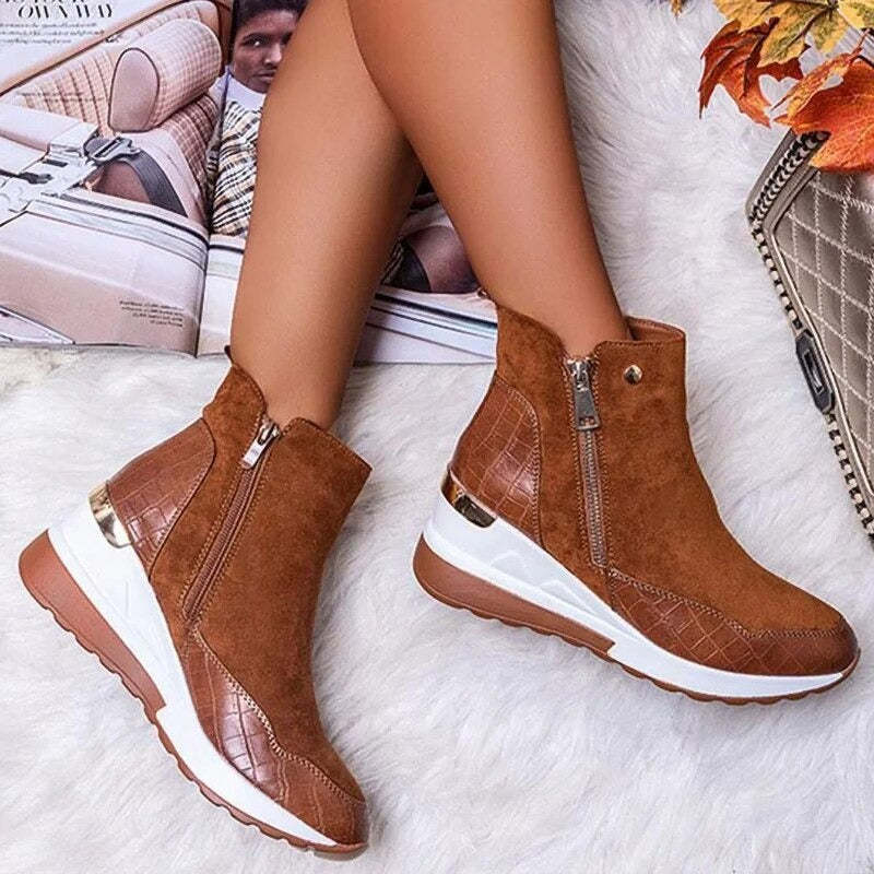 Cómodos botines de mujer impermeables