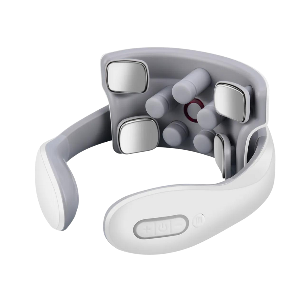 Masajeador de cuello y hombros con 4 cabezales