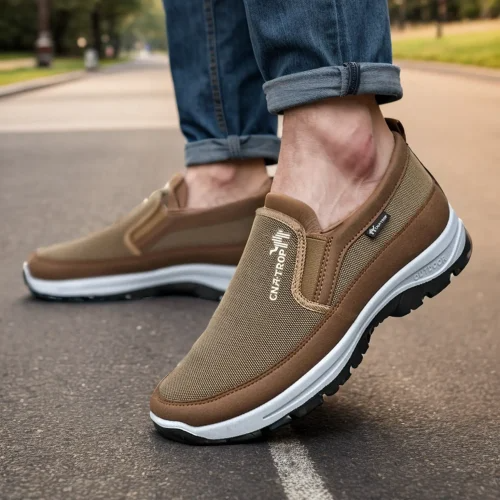 Zapatillas de deporte ortopédicas transpirables y ligeras para hombres